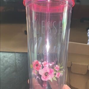 Blessed mom tumbler - new with gift box!